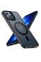 Magnetic Case for iPhone 13 Pro [MIL-Grade Drop & MagSafe] Translucent Matte Back, Black