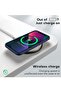 iPhone 14/13 Case with Screen Protector, Soft Flexible Silicone Gel Rubber Bumper, Navy - 4