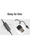 Universal Selfie Ring Light with Flexible Mobile Phone Holder – Black, 65x9cm, Adjustable Stand - 3