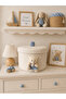 Blue Teddy Bear Baby Nursery Basket Organizer Gift Basket