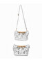 Portia Gold Detailed Shoulder Bag Silver - 3