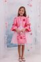 Girl's Evening Dress Square Polka Dot Tulle Dress and Bolero with Bag Three-Piece Set - Birthday, Party, Wedding, Graduation (3, 4, 5, 6, 7 Years) 35294Pr