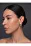 26vpk05 - zircon stone hoop earrings
