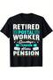 Retired Postal Worker Mailman Retirement T-Shirt 180g - 2