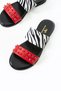 Maia Liva Stone Slippers - Zebra Red - 4
