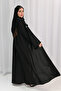 عباية كريب بقيطان اسود - 3