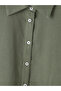 Vizyon New Season Khaki Plus Size Women's Shirt - 6