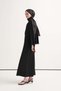 Shawl Detailed Dress Black - 2