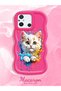 Redmi 12C Compatible Case Camera Protector Red Silicone Couple Phone Case Cat Pattern - 2