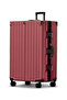 Aluminum Frame 28 Inch (30-35kg) Luggage, Silent Spinner Wheels, Zipperless Hard Shell, Secured Lock, Suitcase