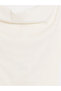 Original Kayık Yaka Women's Ribbed T-Shirt - 6