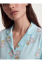 Two Mt Shop Quality Lcw Young Turquoise Combed Cotton Printed Short Sleeve Women's Shorts Pajama Set - 3