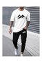 Unisex Oversize Shorts Set Short Sleeve T-Shirt Comfortable Fit Summer Casual Sports