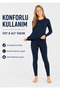 |   Girl's School Thermal Suit Winter Cotton (Dark Blue) - 6