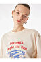 Cotton Short Sleeve Crew Neck Graphic Sardine Print Oversize T-Shirt - 2