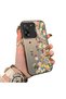 Mi 13t Compatible Silicone Edge Hard Back Case Couple Phone Case with Floral Pattern