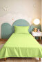 Green Modern Young Room Single Pique Set - Quilted Pastel Green 160X220 cm Bedspread - 6