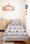 Bohemian Bird Pink Young Room Single Pique Set - Ethnic Mint 160X220 cm Quilted Bedspread - 6
