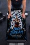 Goku Big Dream 45X90 Sports Towel |   Digital Printed Cotton Premium Quality Fitness Towel - 3