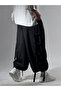 Men's Black Loose-Fit Trousers with Rope Detail Coc3243 - 7