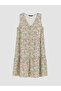 Nevavm V-Neck Floral Layered Midi Dress with a Difference - 5