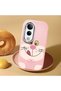 Vivo V50 Lite Compatible Case Camera Protective Pink Silicone Couple Phone Case Cute Patterned - 2