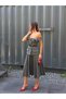 Premium Lined Vest Skirt Set with Belt Detail, Midi Length Stylish Set - 5