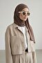 Practical Combed Cotton Shawl with Headphone and Glasses Entrance, Ps-94 - 2