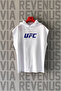 Ufc Front and Back Printed Zero Sleeve Hooded Sports Tshirt and Custom Jersey Fabric Sports Shorts - 2