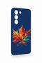 Vivo V30 Lite Compatible Colorful Leaf Pattern Silicone Case - 3