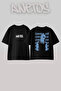 Central Cee_4 Design Printed Oversize Black T-Shirt