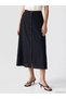 Lcwaikiki Classic Black Elastic Waist A-Line Skirt - 2