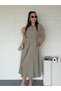 Hakim Collar Tencel Shirt Dress - 2