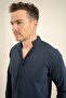 Men's Navy Blue Shirt Pajama Set Ar3857-S-V1 - 5