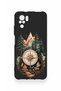 Redmi Note 10-10S Compatible Compass Forest Pattern Silicone Case - 3