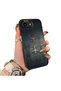 iPhone 16E Compatible Silicone Edge Hard Back Case Couple Phone Case with Airplane Pattern