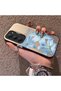 Redmi 15 5g Compatible Silicone Edge Hard Back Case Couple Phone Case with Floral Pattern - 2