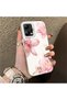 Poco X5 5g Compatible Silicone Edge Hard Back Case Couple Phone Case with Floral Pattern - 3