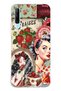 Huawei P Smart Pro Compatible Retro Women's Collage Pattern Transparent Phone Case