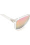 Men UV Protection Sunglasses White Mirror Lens - P428PL14V - 5
