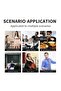 Wireless Lavalier Microphone for Type-C Phone - Plug-Play Wireless Mic with 2 Microphones - 4