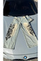 Washable Tint Dragon Detail Baggy Unisex Jeans - 2
