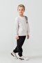 Boy's Printed White Long Sleeve Tracksuit Set Us2613-C-V2 - 2