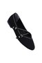 S17 Black Stone Women's Flat Ballerina Shoes