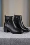 07 Women's Genuine Leather Daily Comfortable Thermo Sole Boots - 4