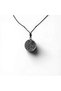 Unisex with Chrome Yin Yang and Dragon Figures - Adjustable Far East Themed Necklace with Oil Cotton Cord - 5