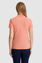 Women's Salmon Polo Collar Basic T-Shirt 50321798-Vr204 - 5