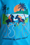 Boy's Blue Crew Neck T-Shirt 50320412-Vr077 - 6