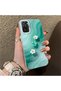 Redmi Note 10 4g Compatible Silicone Edge Hard Back Case Couple Phone Case with Floral Pattern - 3