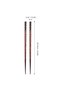 4 Pairs Natural Wood Chopsticks Set 8 Pieces Japanese Chopstick with 4 Leaf Wood Holders, Boxed 22.5cm - 6